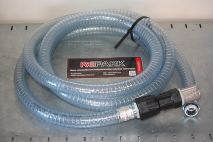 Iesūkšanas šļūtene + filtrs ar vārstu